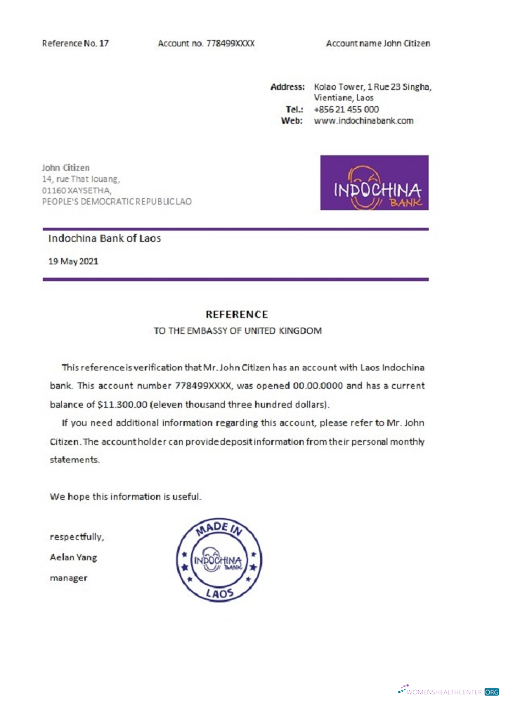 Download Laos Indochina Bank reference Photoshop template